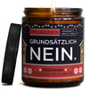 Kerze mit Deckel | grundsätzlich nein.