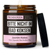 Lustige Kerze | bitte nicht im bad koksen 1