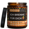 Sojawachs Kerze | ich brenne für dich