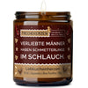 verliebte männer haben schmetterlinge im schlauch. | https://frechekerzen.s3.eu-central-1.amazonaws.com/release/250ml+GROSS/partner/mann/images/ginger/main-od.jpg FRECHEKERZEN, Witzige Sojawachs Duftkerze mit frechem Spruch und aufregendem Duft, ideal als lustiges handgemachtes Geschenk