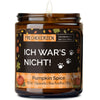 Kerze mit Spruch | ich war‘snicht!