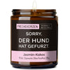 Lustige Duftkerze | sorry, der hund hat gefurzt.