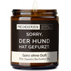 Lustige Duftkerze | sorry, der hund hat gefurzt.