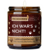 Kerze mit Spruch | ich war‘snicht!