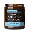 Lustige Duftkerze | sorry, der hund hat gefurzt.