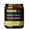 Deko Kerze | danke für all die orgasmen.