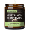 Kerze mit Spruch | merry puggin' christmas!