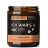 Kerze mit Spruch | ich war‘snicht!