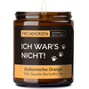 Kerze mit Spruch | ich war‘snicht!