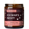 Kerze mit Spruch | ich war‘snicht!