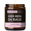 Kerze im Glas | hier rein. da raus.