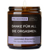 Deko Kerze | danke für all die orgasmen.