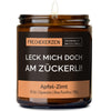 Lustige Kerze | leck mich doch am zückerli!