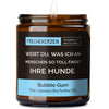 Deko Kerze | weißt du, was ich an menschen so toll finde? ihre hunde.