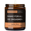 Deko Kerze | danke für all die orgasmen.