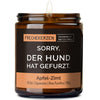 Lustige Duftkerze | sorry, der hund hat gefurzt.