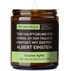 Freche Kerze | der hauptgrund für stress, ist der tägliche kontakt mit idioten. albert einstein