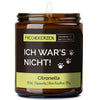 Kerze mit Spruch | ich war‘snicht!