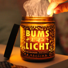 bumslicht | Duftkerze mit Spruch | FRECHEKERZEN® Special Edition
