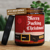 merry fucking christmas! | weihnachten/merry-fuckin-8288879/images/vanille/main-live.jpg FRECHEKERZEN, Witzige Sojawachs Duftkerze mit frechem Spruch und aufregendem Duft, ideal als lustiges handgemachtes Geschenk