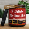 fröhliche weihnachten | weihnachten/froehliche-w-8526733/images/vanille/main-live.jpg FRECHEKERZEN, Witzige Sojawachs Duftkerze mit frechem Spruch und aufregendem Duft, ideal als lustiges handgemachtes Geschenk